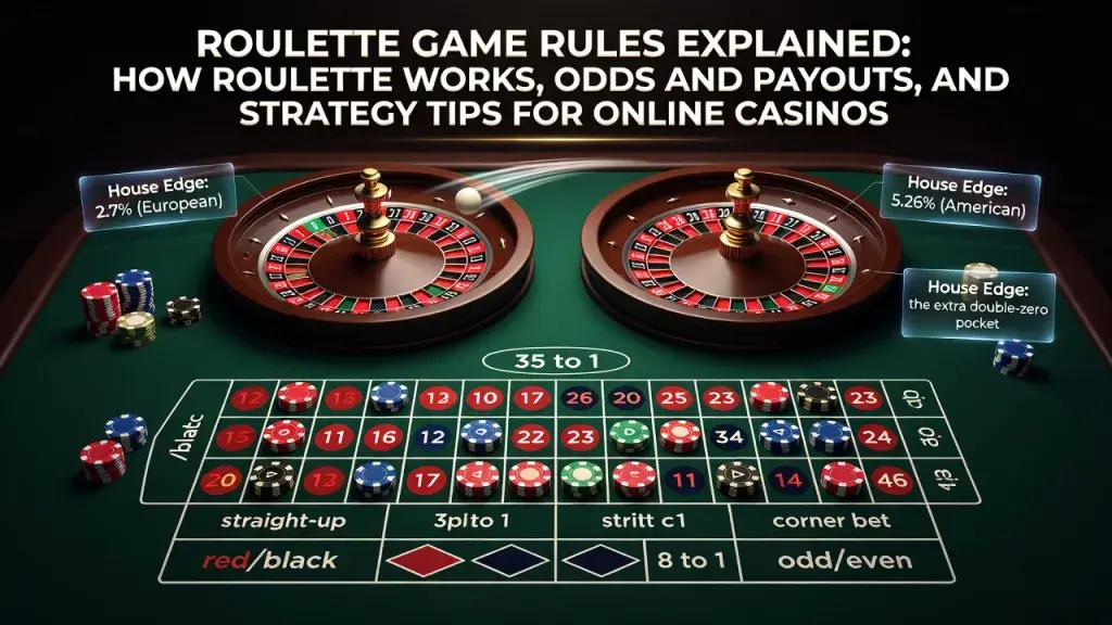 Roulette Game Rules Explained: How Roulette Works, Odds and Payouts, and Strategy Tips for Online Casinos