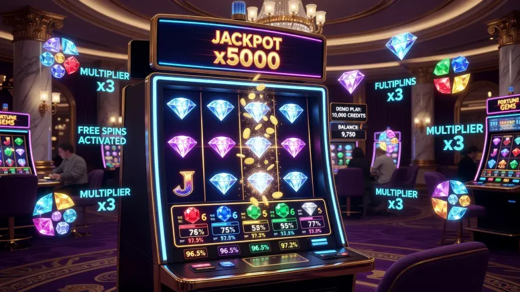 Fortune Gems Slot Machine: Online Casino Play, Demo Mode, Free Spins, and Jackpot Guide