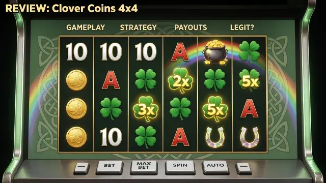 Clover Coins 4x4 Review: Gameplay, Strategy, Payouts, and Whether It's Legit